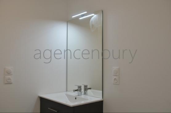 Cet appartement neuf, encore jamais habit, fait face  l'arrire-port et  un joli paysage vgtal.