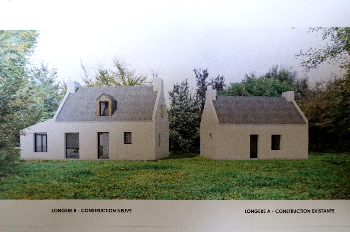 A lextrmit dun village se niche derrire un verdoyant rideau dormes ce terrain de 1230m, en partie constructible. 