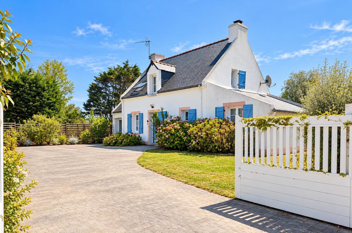 Belle maison familiale, 4 chambres au calme, proche de Sauzon 