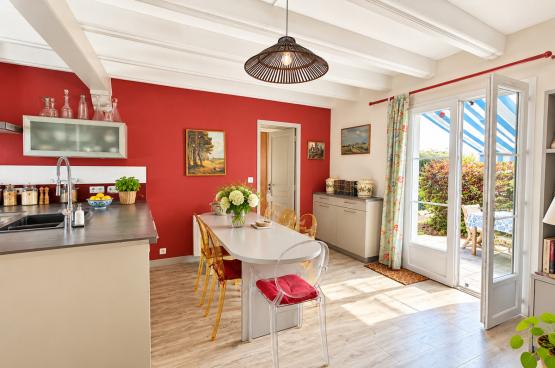 Belle maison familiale, 4 chambres au calme, proche de Sauzon 