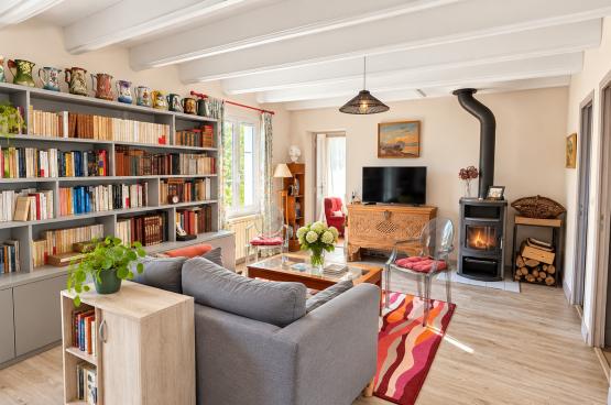 Belle maison familiale, 4 chambres au calme, proche de Sauzon 