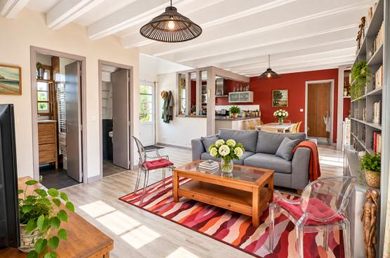 Belle maison familiale, 4 chambres au calme, proche de Sauzon 