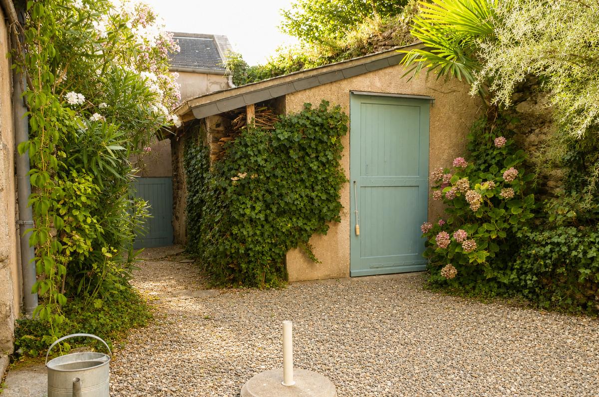 Charmante maison de ville avec ext�rieur arbor� au calme dans le centre de Palais