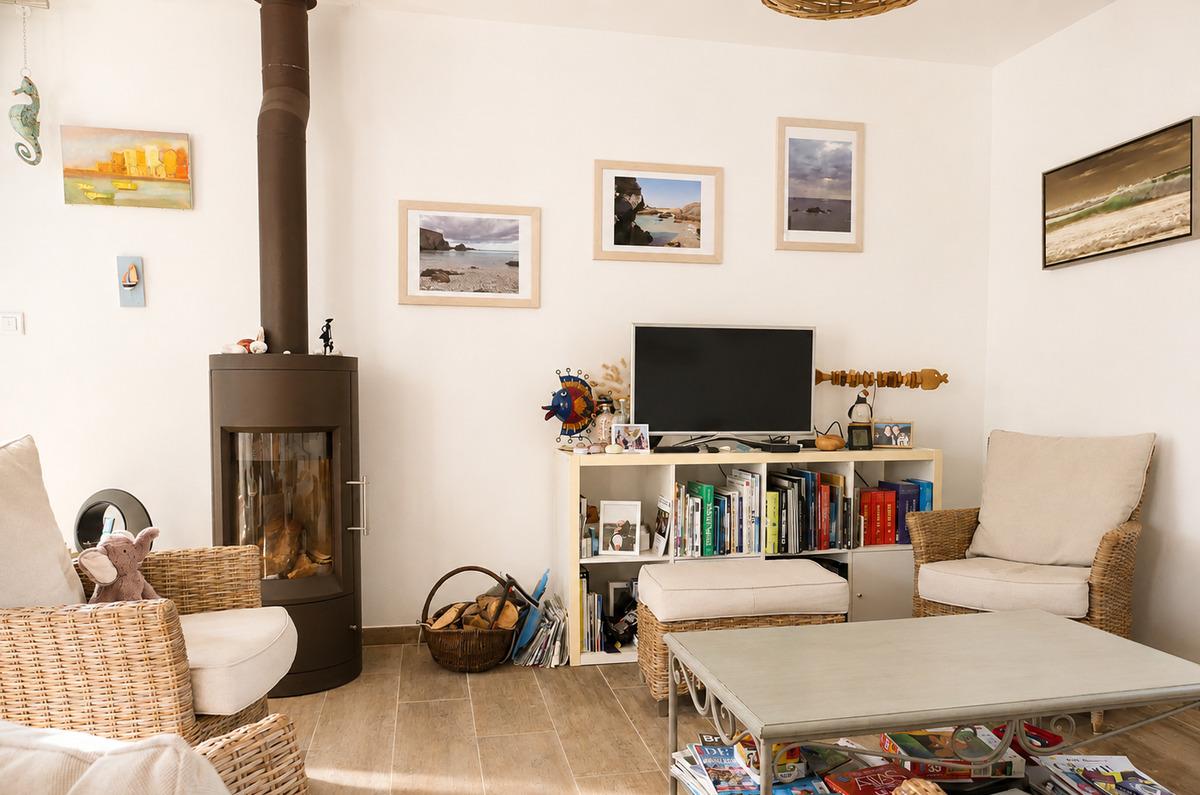 Belle maison au confort in�galable sur les hauteurs de Sauzon 